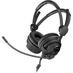 Kopfhörer mit Mikrofon | Sennheiser HME26-II-600-8 Double-Sided Broadcast Headset with Omnidirectional Mic & Unterminated Cable