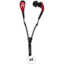 Fülhallgató | Xuma HIZ73 Zipper In-Ear Headphones (2-Pack)