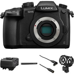 Panasonic Lumix DC-GH5 Mirrorless Micro Four Thirds Digital Camera Audio Kit Panasonic Lumix DC-GH5 Mirrorless Micro Four Thirds Digital Camera Audio Kit