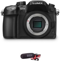 Panasonic Lumix DMC-GH4 Mirrorless Micro Four Thirds Digital Camera with External Microphone Kit