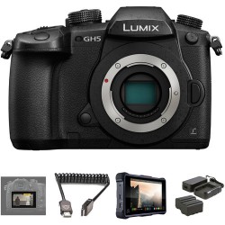 Panasonic Lumix DC-GH5 Mirrorless Micro Four Thirds Digital Camera with Pro HDR Kit Panasonic Lumix DC-GH5 Mirrorless Micro Four Thirds Digital Camera with Pro HDR Kit