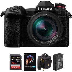 Panasonic Lumix DC-G9 Mirrorless Micro Four Thirds Digital Camera with 12-60mm Lens and Accessories Kit