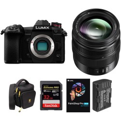 Panasonic Lumix DC-G9 Mirrorless Micro Four Thirds Digital Camera with 12-35mm Lens and Accessories Kit