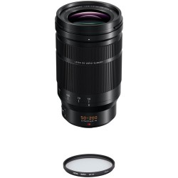 Panasonic Leica DG Vario-Elmarit 50-200mm f/2.8-4 ASPH. POWER O.I.S. Lens with UV Haze Filter Kit Panasonic Leica DG Vario-Elmarit 50-200mm f/2.8-4 ASPH. POWER O.I.S. Lens with UV Haze Filter Kit