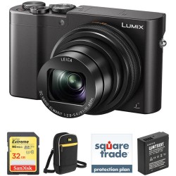 Panasonic | Panasonic Lumix DMC-ZS100 Digital Camera Deluxe Kit (Black)