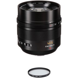 Panasonic Leica DG Nocticron 42.5mm f/1.2 ASPH. POWER O.I.S. Lens with UV Filter Kit Panasonic Leica DG Nocticron 42.5mm f/1.2 ASPH. POWER O.I.S. Lens with UV Filter Kit