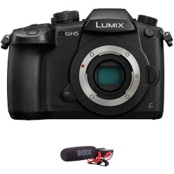 Panasonic Lumix DC-GH5 Mirrorless Micro Four Thirds Digital Camera with Microphone Kit