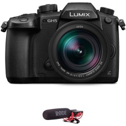 Panasonic Lumix DC-GH5 Mirrorless Micro Four Thirds Digital Camera with 12-60mm Lens and Microphone Kit