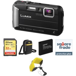 Panasonic | Panasonic Lumix DMC-TS30 Digital Camera Deluxe Kit (Black)