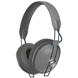 Panasonic Retro Over-Ear Wireless Headphones (Matte Steel)