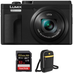 Panasonic | Panasonic Lumix DCZS80 Digital Camera with Accessories Kit (Black)