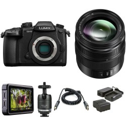Panasonic Lumix DC-GH5 Mirrorless Micro Four Thirds Digital Camera with 12-35mm Lens and Ninja V Kit