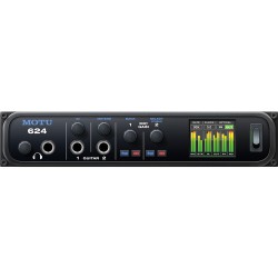 MOTU | MOTU 624 - Thunderbolt and USB Audio Interface with AVB Networking and DSP (16 x 16, 2 Mic)