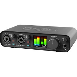 MOTU | MOTU M2 2x2 USB-C Audio Interface for Recording, Mixing & Podcasting