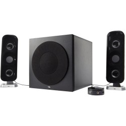 Cyber Acoustics | Cyber Acoustics CA-3908 2.1 Channel Powered Speaker System with Control Pod