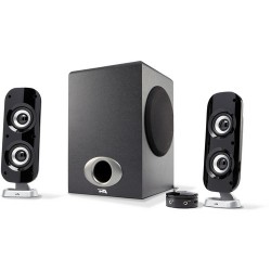 Cyber Acoustics | Cyber Acoustics CA-3810 2.1 Channel Powered Speaker System with Control Pod