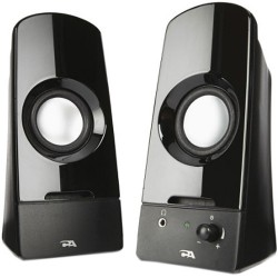 Cyber Acoustics CA-2050 Curve.Sonic 2-Piece Powered Speaker System