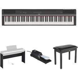 Yamaha | Yamaha P-125 88-Note Digital Piano with Home/Studio Kit (Black)