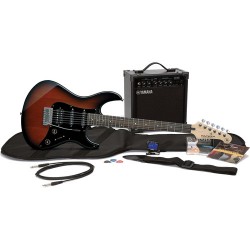 Yamaha Gigmaker Electric Bundle - Pacifica PAC012 Electric Guitar & 15-Watt Amplifier with Accessories (Old Violin Sunburst)