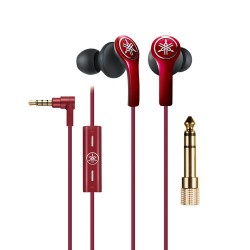 Headphones | Yamaha EPH-M200 In-Ear Headphones with Remote and Mic (Red)