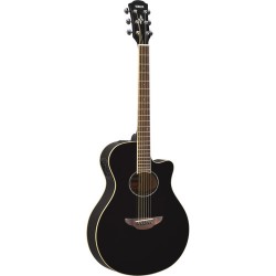 Yamaha | Yamaha APX600 Thin-Line Acoustic/Electric Cutaway Guitar (Gloss Black)