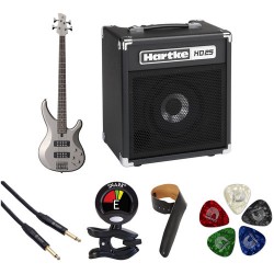 Yamaha TRBX304 Electric Bass Starter Kit (Pewter)