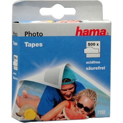 HAMA | Hama Double Stick Pressure Sensitive Tape Squares - Roll of 500