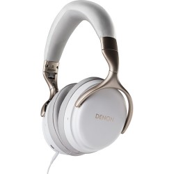 Denon AH-GC25NC Noise Cancellation Headphones (White)