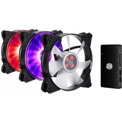 Cooler Master | Cooler Master MasterFan Pro 140 Air Flow RGB 3-in-1 with RGB LED Controller