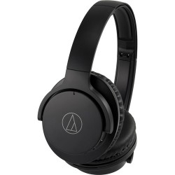 Noise-cancelling Headphones | Audio-Technica Consumer ATH-ANC500BT QuietPoint Wireless Over-Ear Noise-Canceling Headphones (Black)