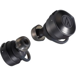 Bluetooth & Wireless Headphones | Audio-Technica Consumer ATH-CKS5TW Solid Bass True Wireless In-Ear Earphones (Black)
