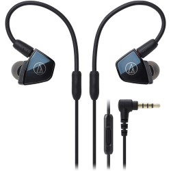 In-ear Headphones | Audio-Technica Consumer ATH-LS400iS In-Ear, Quad Armature Driver Headphones with In-Line Mic and Control