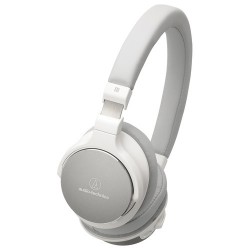 Audio-Technica Consumer ATH-SR5BTWH Wireless On-Ear High-Resolution Audio Headphones (White)