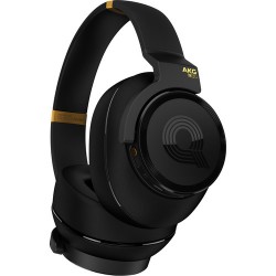 Casque Anti Bruit | AKG N90Q Reference Class Noise Canceling Headphones (Black & Gold)