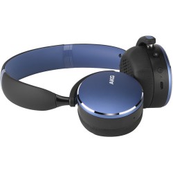 AKG Y500 Wireless On-Ear Headphones (Blue)