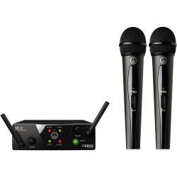 Akg | AKG WMS40 Mini Dual Vocal Set Wireless Microphone System (Band: A & C)