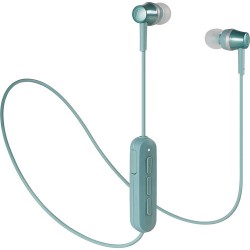 Bluetooth Headphones | Audio-Technica Consumer Wireless In-Ear Headphones IPX2 Water Resistant Multi-Point Pairing (Gray)