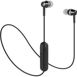 Audio-Technica Consumer Wireless In-Ear Headphones IPX2 Water Resistant Multi-Point Pairing (Black)