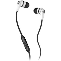 Skullcandy INK'D 2 Earbud Headphones (White and Black)