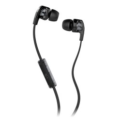 Bluetooth & Wireless Headphones | Skullcandy Smokin' Buds 2 Earbud Headphones with Mic (Black)