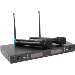 American Audio | American Audio WM-219 Two-Channel UHF Wireless Handheld Microphone System