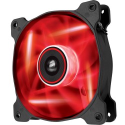 Corsair Air Series AF120 LED Red Quiet Edition High Airflow 120 mm Fan (Twin Pack)