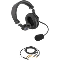 Senal SMH-1010CH Single-Sided Communication Headset with Two 1/8 Mini-Jacks Cable for Computers and Laptops