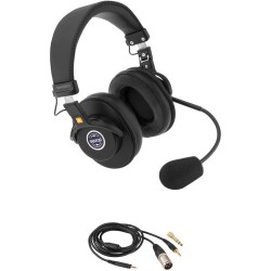 Senal SMH-1020CH Dual-Sided Communication Headset with 1/8 and 3-Pin XLRM Cable for Mixers