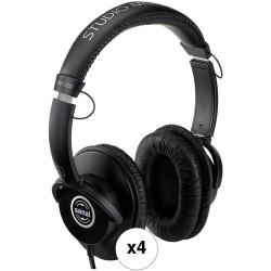 Senal SMH-500 Closed-Back Professional Monitor Headphones (4-Pack)