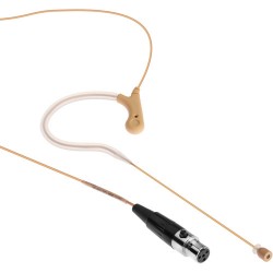 Senal | Senal UEM-155-TA4F-BE Omni Earset Microphone with TA4F Connector for Shure Transmitters (Beige)