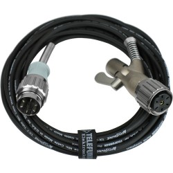 Telefunken | Telefunken 25' Dual-Shield Cable/Micstand-Mount Swivel Connector (Mic)Historic Tuchel Connector(PSU)for U47/U48