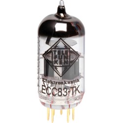 Telefunken ECC83-TK/12AX7 Black Diamond Series Vacuum Tube