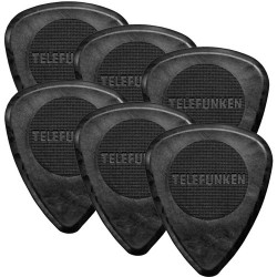 Telefunken Circle Grip 2mm Delrin Guitar Picks (6-Pack)