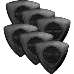 Telefunken | Telefunken Triangle 1.6mm Delrin Picks (6-Pack)